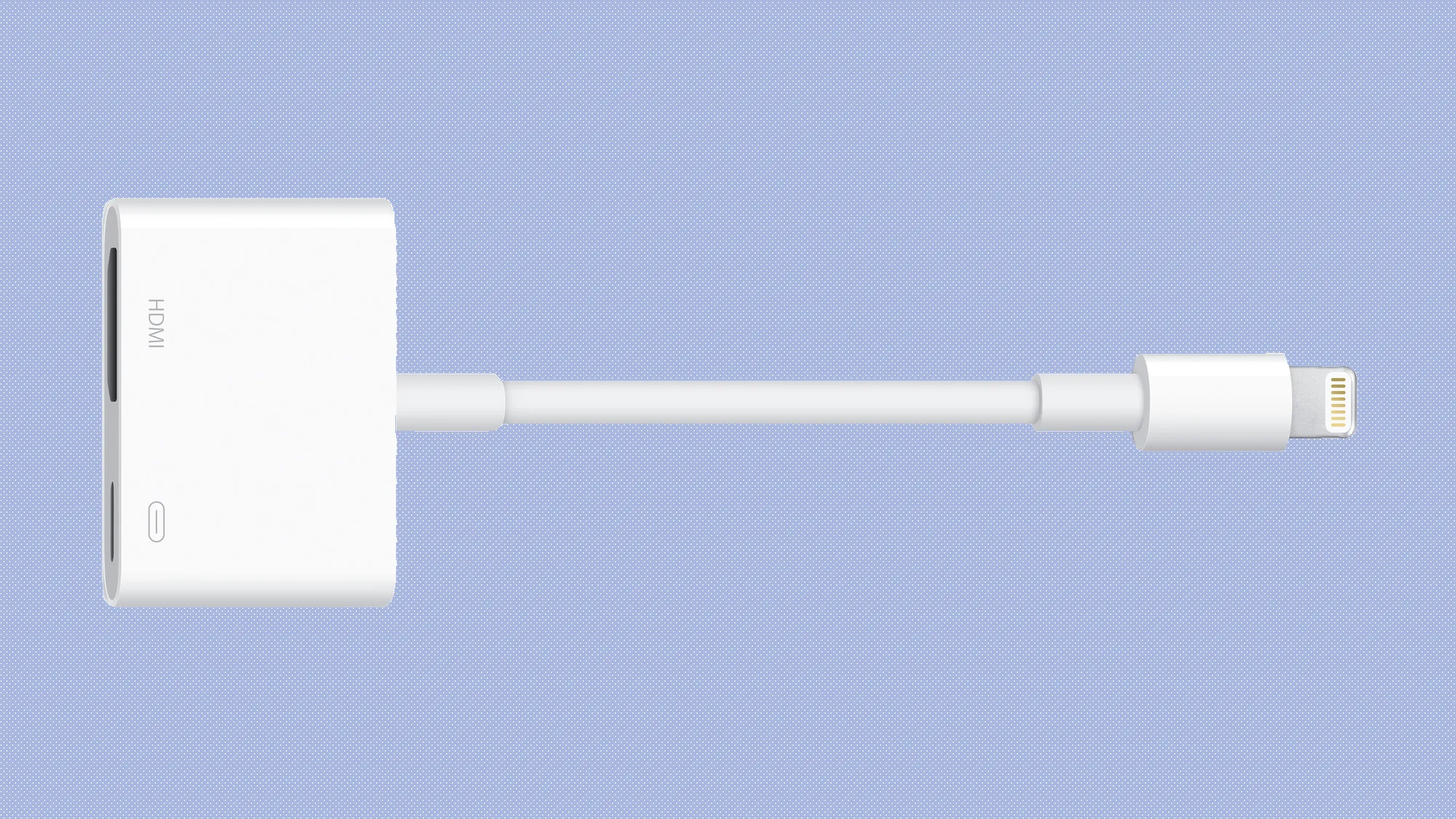 Adapter Apple Lightning Digital AV để kết nối iPhone/iPad với TV