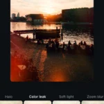 Ảnh minh họa hiệu ứng Color Leak trên Instagram tạo phong cách phim cổ điển với vệt màu