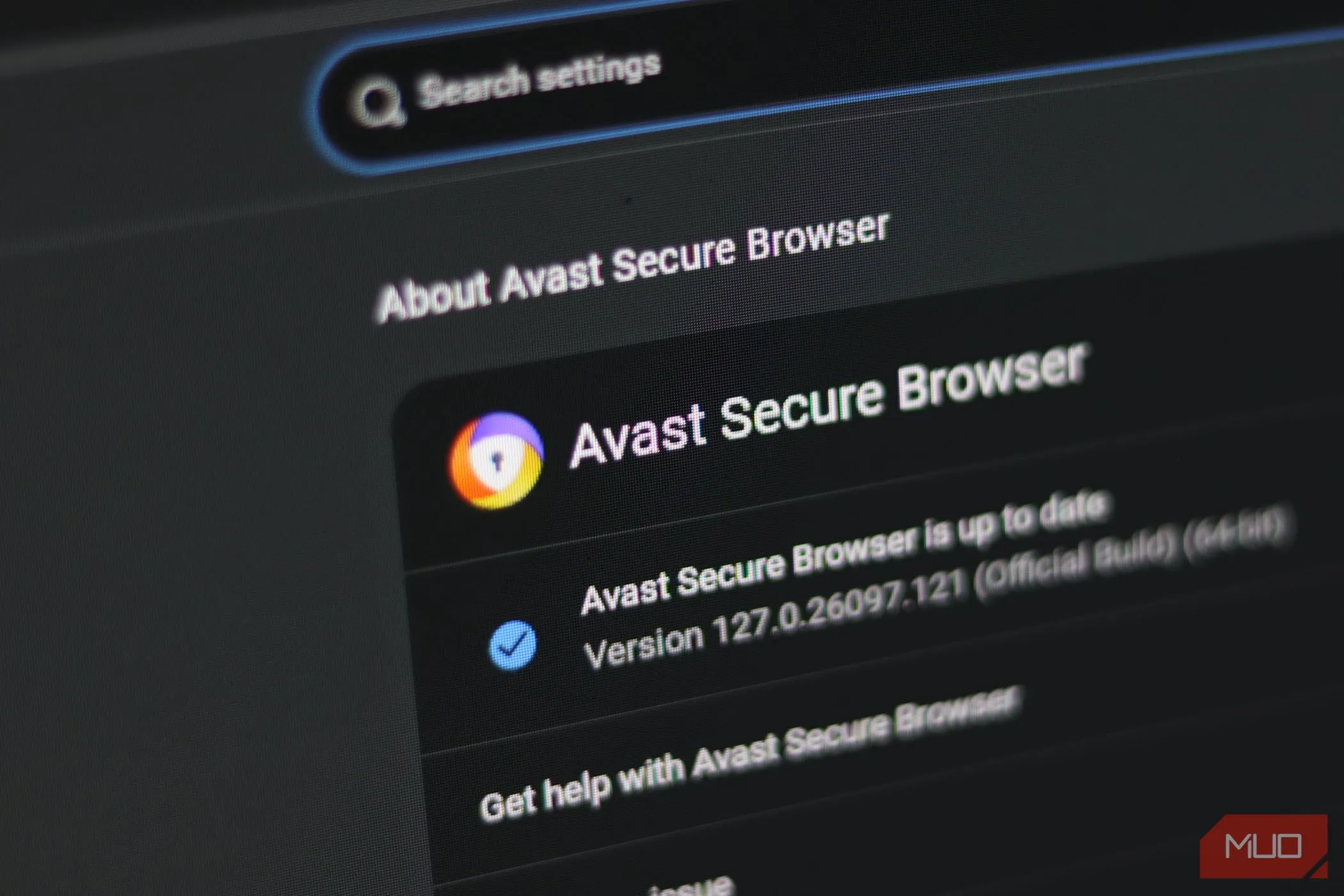 Ảnh minh họa trình duyệt Avast Secure Browser với giao diện tập trung vào tính năng bảo mật và quyền riêng tư.