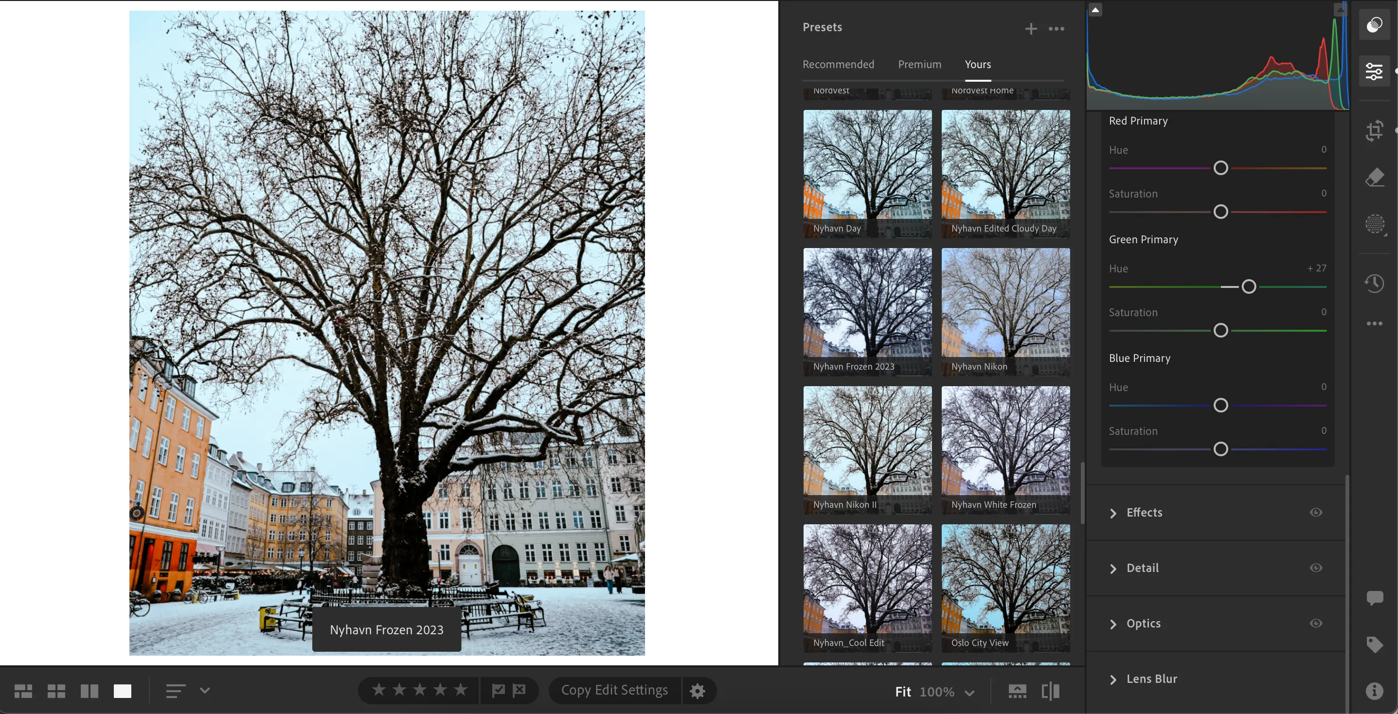 Bộ sưu tập các preset chỉnh sửa ảnh trong Adobe Lightroom, giúp duy trì phong cách ảnh đồng nhất