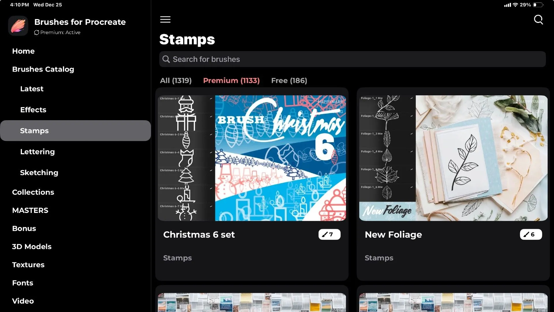 Bộ sưu tập tem kỹ thuật số trong Procreate
