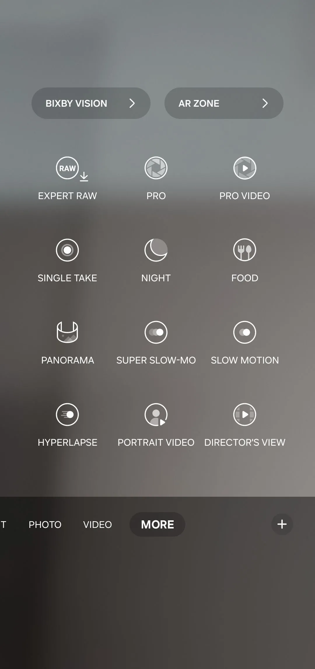 Các chế độ quay Director’s View trong ứng dụng Camera Samsung