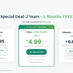 Các gói đăng ký ExpressVPN cùng mức giảm giá hấp dẫn khi chọn thời hạn dài