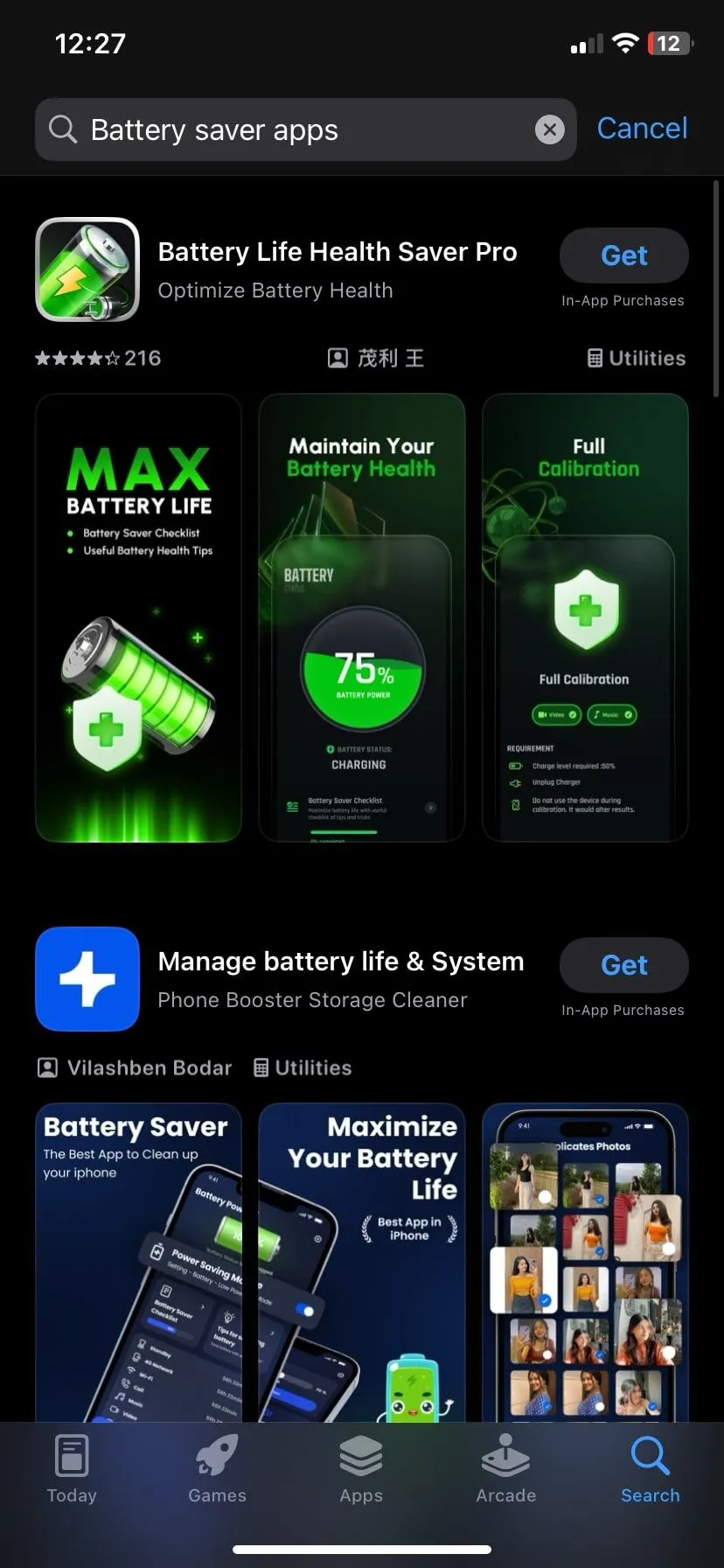 Các ứng dụng tiết kiệm pin trên App Store hứa hẹn kéo dài thời lượng pin iPhone nhưng không hiệu quả do giới hạn của iOS.