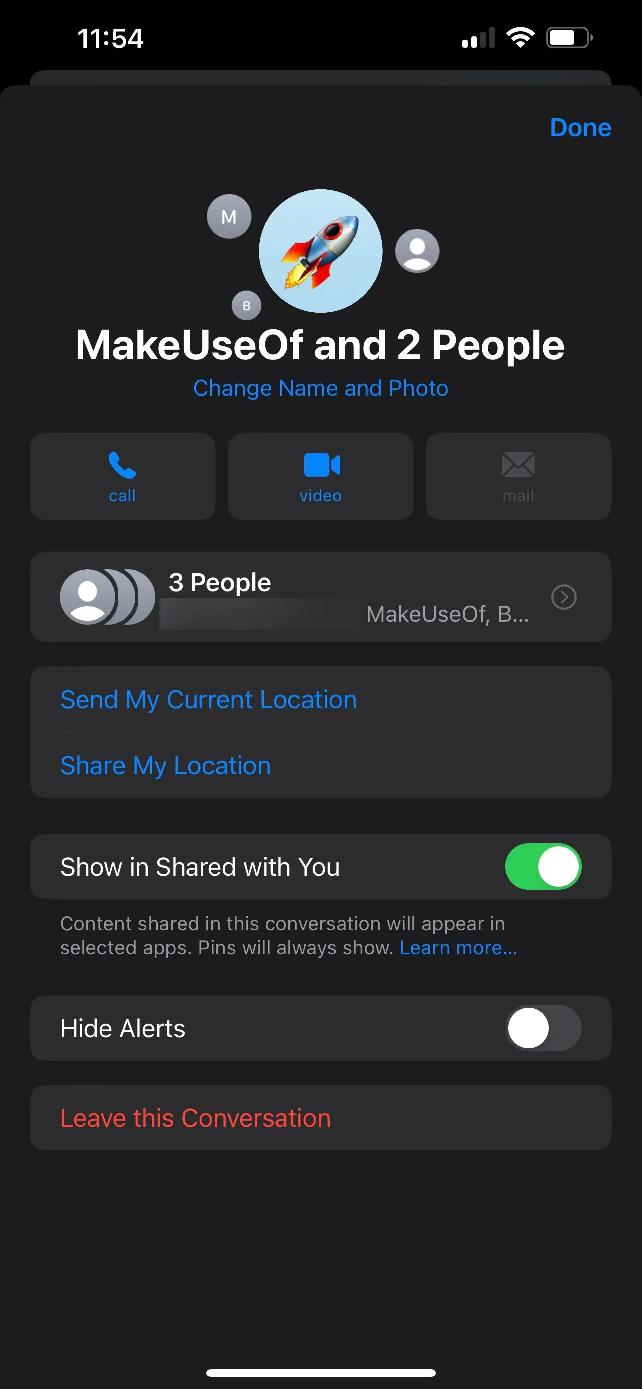 Cách rời nhóm iMessage và RCS trên iPhone