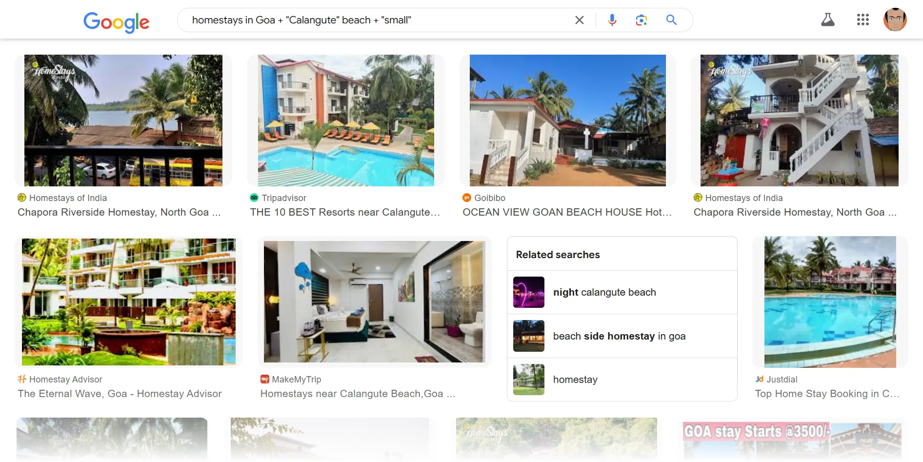Cách sử dụng Google Images để tìm kiếm các lựa chọn thay thế Airbnb