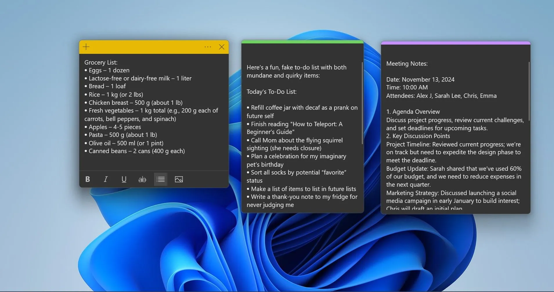 Cách tổ chức công việc hiệu quả với Sticky Notes phiên bản cũ trên Windows