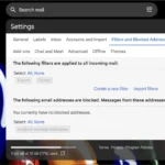 Cài đặt bộ lọc email trong Gmail để ẩn thông báo mua sắm