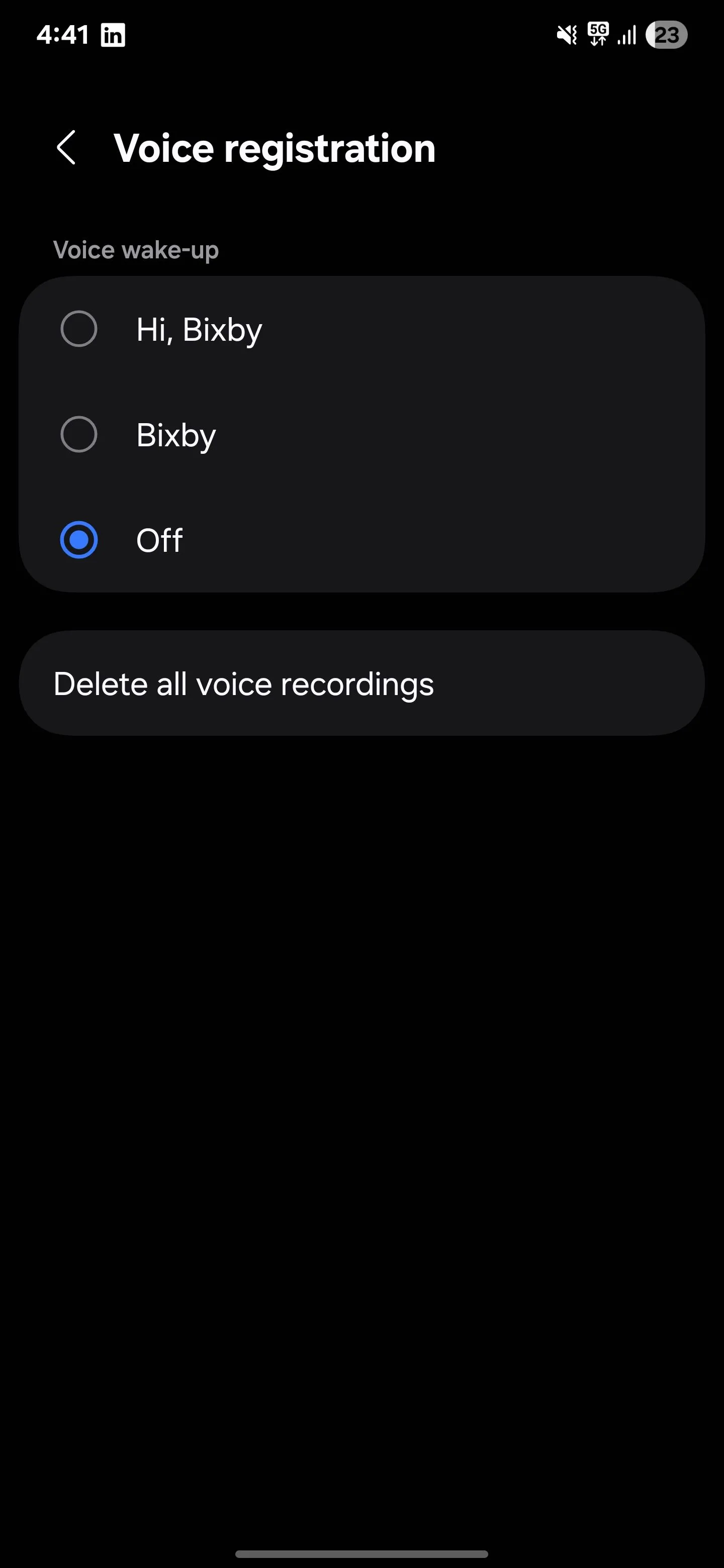 Cài đặt tắt Bixby Ra Lệnh Bằng Giọng Nói trên điện thoại Samsung, giúp ngăn chặn Bixby luôn lắng nghe và tiết kiệm pin.
