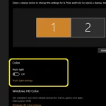 Cài đặt tắt chế độ Night light (Ánh sáng ban đêm) trên Windows 10 để loại bỏ ánh sáng xanh gây ám vàng màn hình.