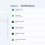 Cài đặt thông báo cho từng ứng dụng cụ thể trong Windows 11