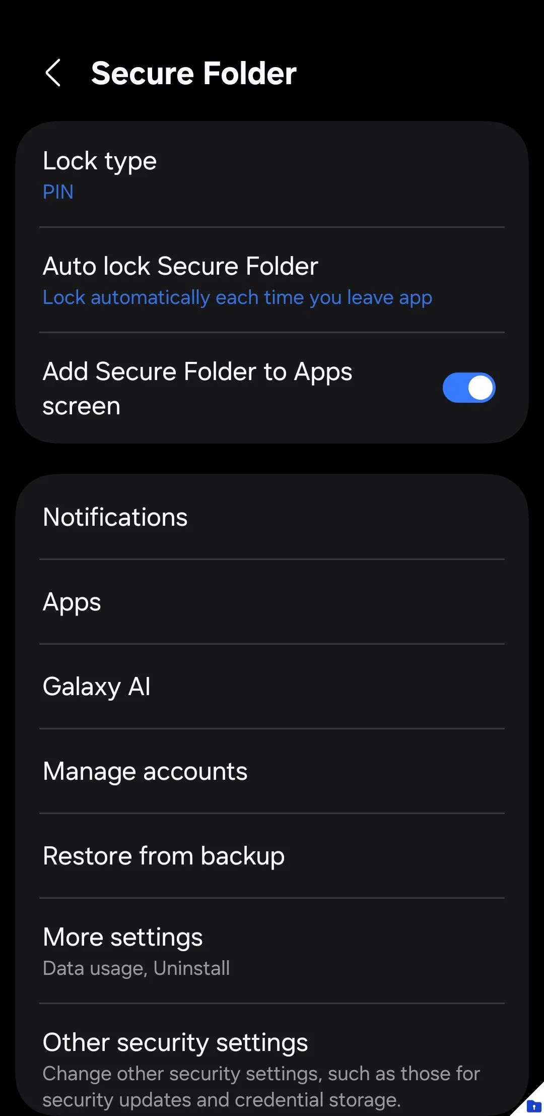 Cài đặt Thư mục Bảo mật (Secure Folder) trên điện thoại Samsung để thiết lập không gian riêng tư
