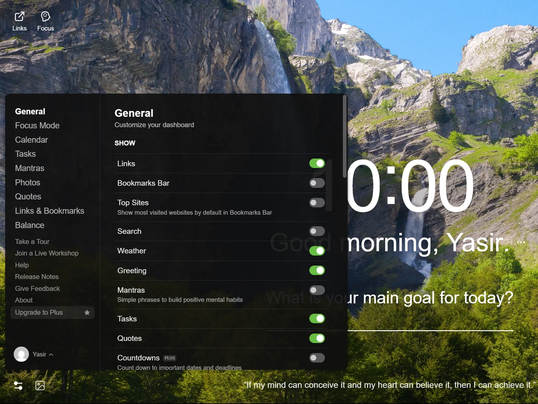 Cài đặt tiện ích mở rộng Momentum trong Chrome
