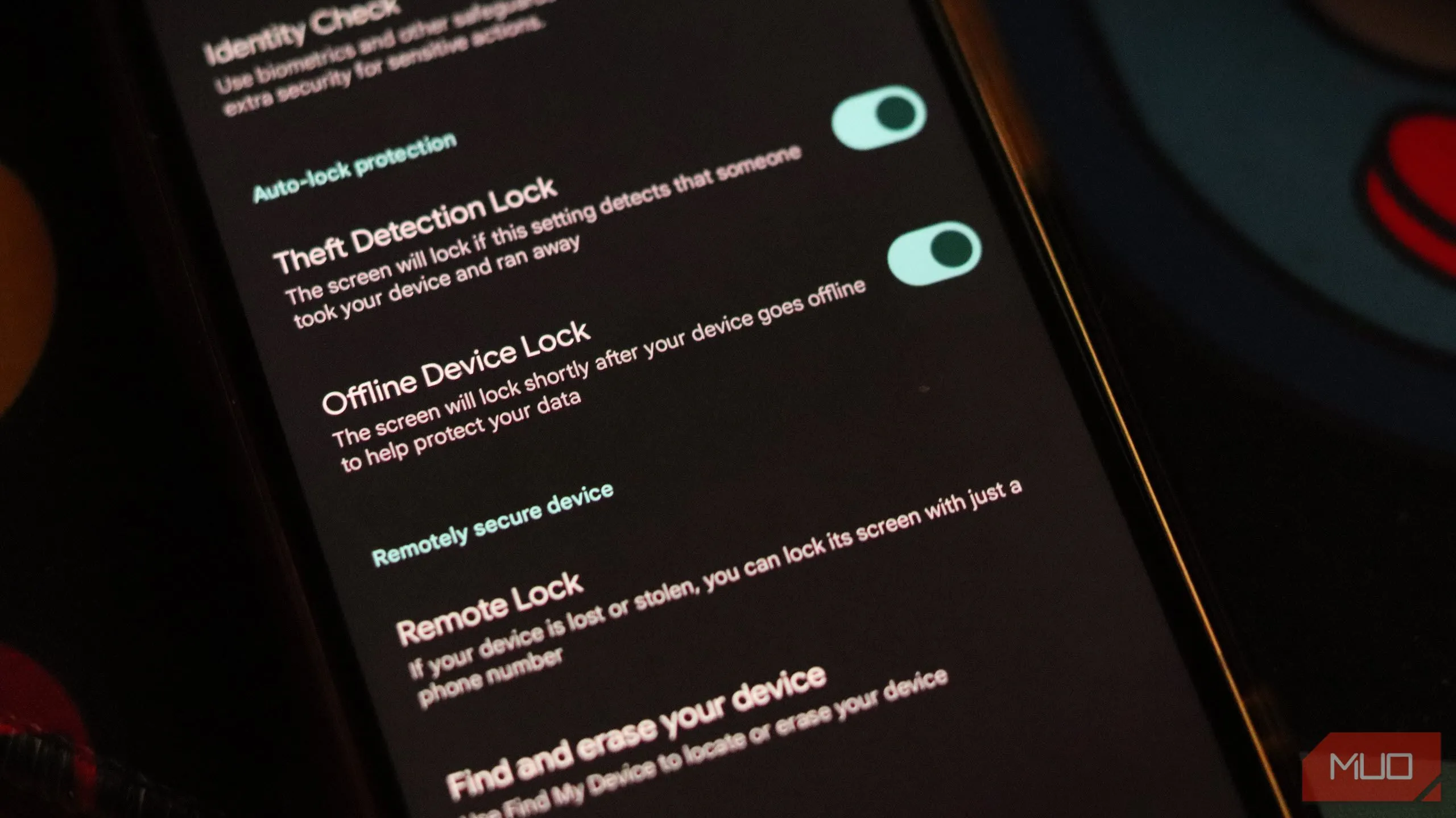 Cài đặt tính năng bảo vệ chống trộm trên Android
