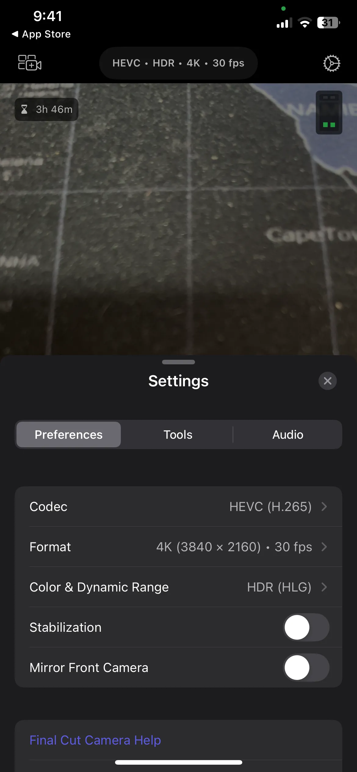 Cài đặt ứng dụng Final Cut Camera trên iPhone với các tùy chỉnh chuyên sâu