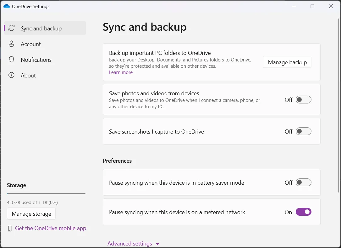 Cài đặt ứng dụng OneDrive trên Windows 11, biểu tượng cho việc quản lý và đồng bộ dữ liệu đám mây