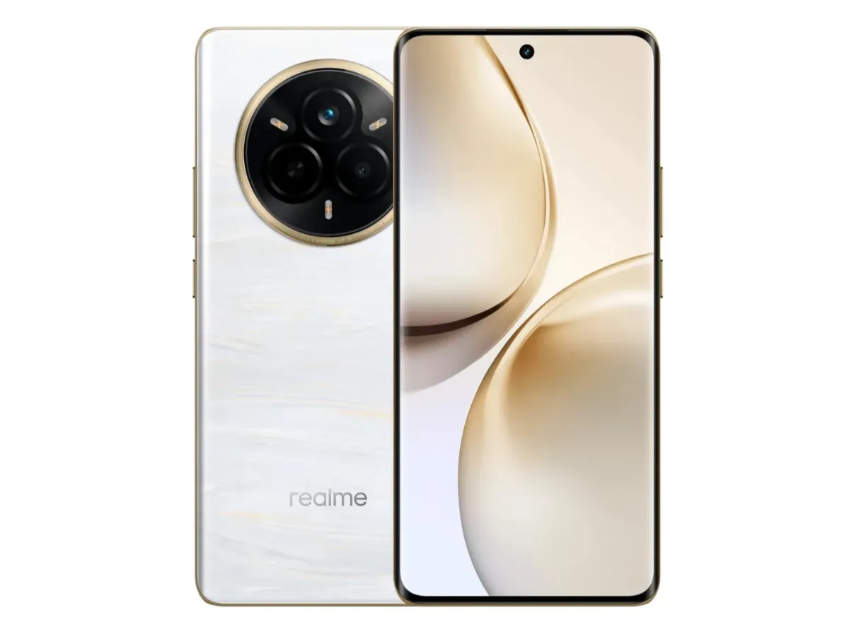 Cận cảnh mặt lưng và cụm camera của Realme 14 Pro Plus