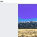 Canva Magic Edit thêm mây trên núi