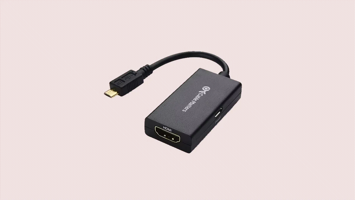 Cáp Cable Matters Micro USB sang HDMI kèm cổng sạc USB, dùng để kết nối điện thoại với TV qua MHL