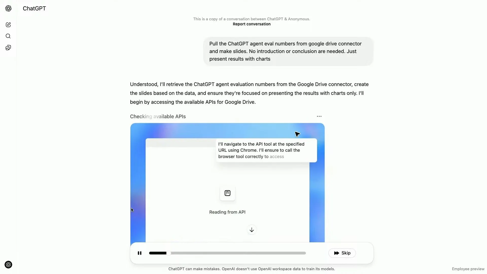 ChatGPT Agent của OpenAI sử dụng kết nối (connector) để liên kết với các ứng dụng khác, minh họa khả năng tích hợp hệ sinh thái.