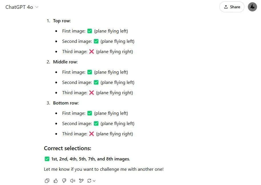ChatGPT giải CAPTCHA máy bay