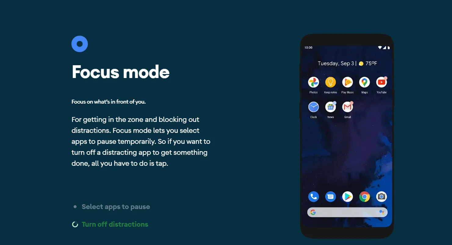 Chế độ Tập trung (Focus Mode) trên Android giúp loại bỏ phiền nhiễu và tăng cường năng suất