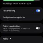 Chế độ tiết kiệm pin trên Android trong cài đặt pin