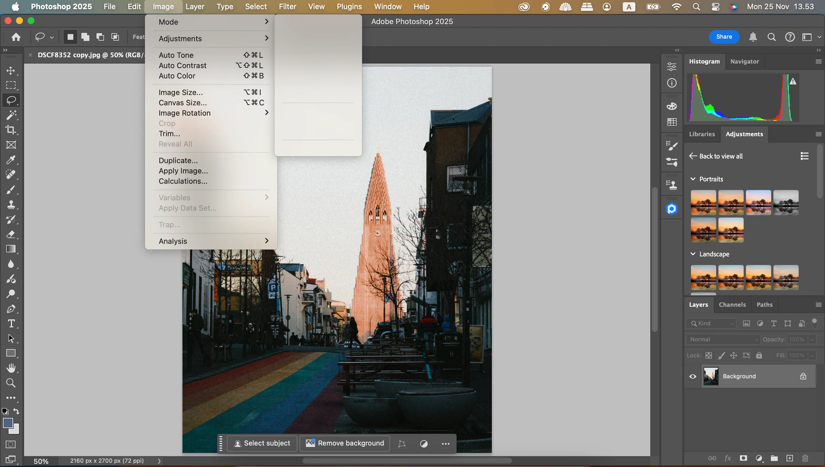 Chuyển chế độ màu sang RGB trong Adobe Photoshop