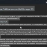 Cửa sổ xem trước của tiện ích PowerToys Peek hiển thị tài liệu văn bản trên Windows 11