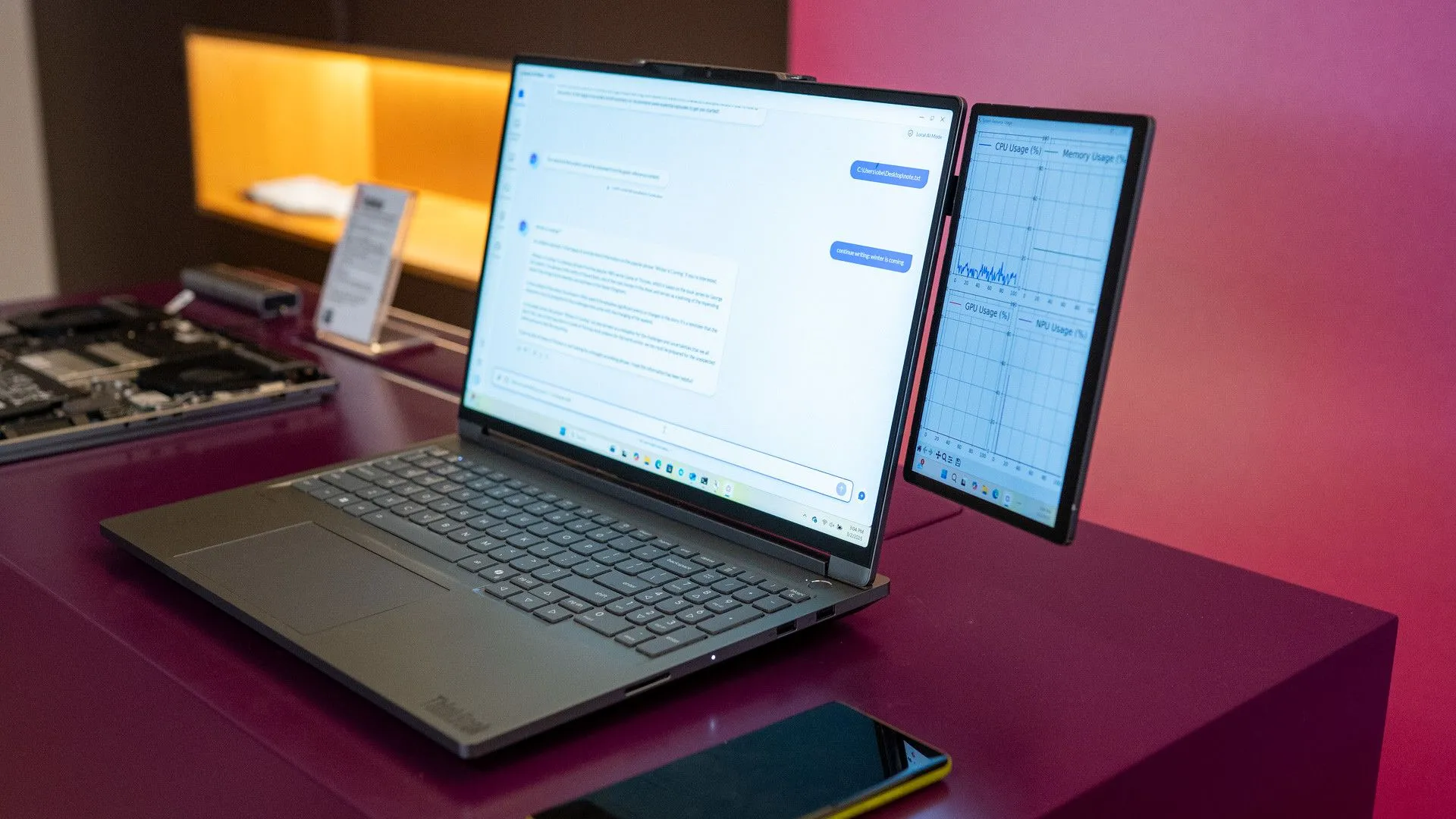 Điện thoại Samsung kết nối với laptop qua GlideX