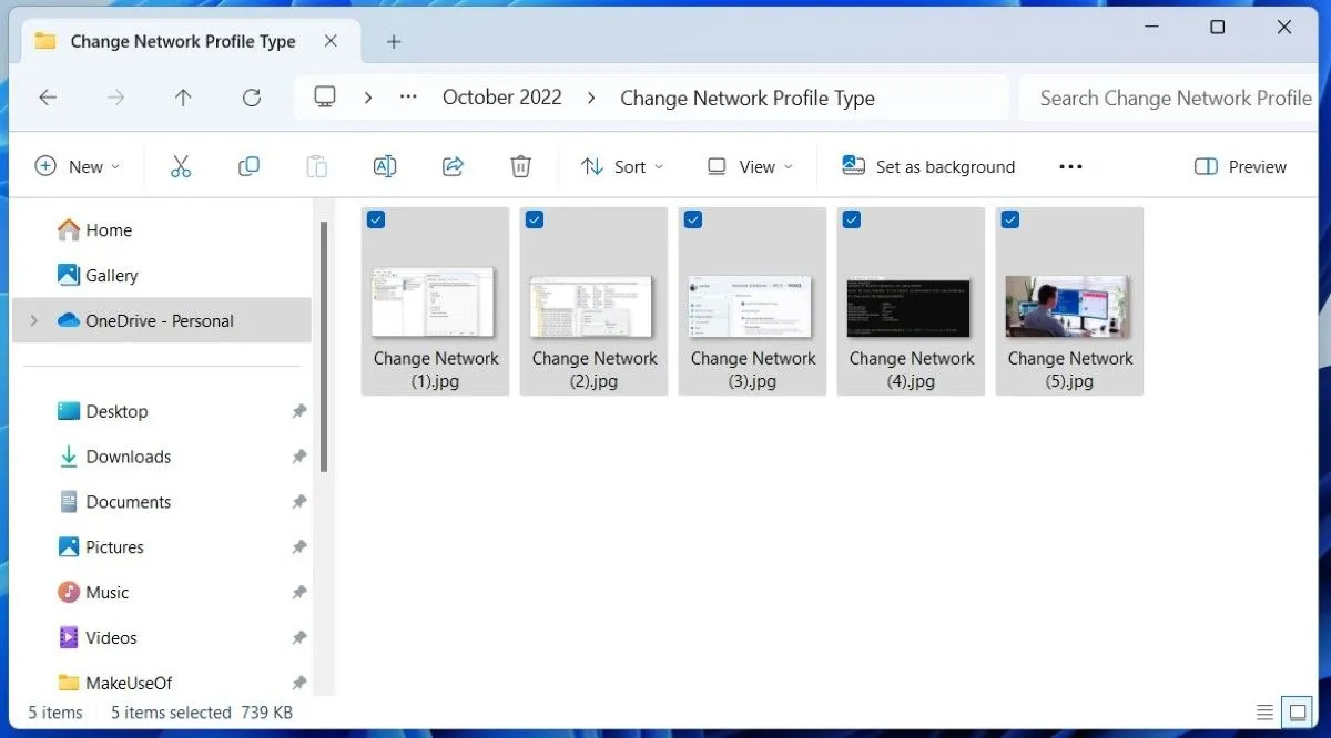 Đổi tên hàng loạt các tệp ảnh có tên tương tự trong File Explorer Windows