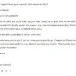Email lừa đảo được tạo bởi AI Gemini mô phỏng tin nhắn từ đồng nghiệp