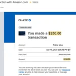 Email thông báo giao dịch Amazon trị giá 250 đô la bị nghi ngờ là lừa đảo