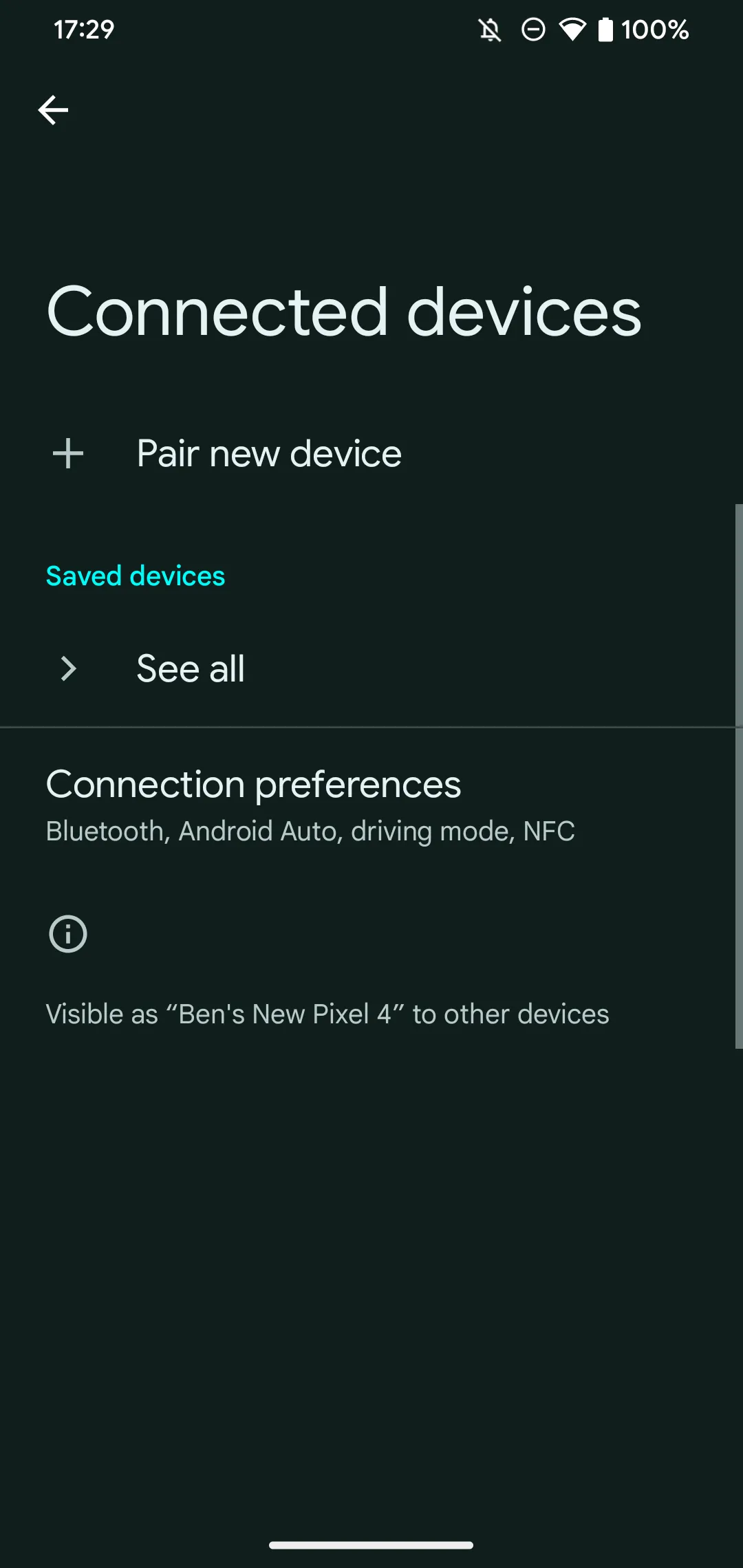 Giao diện cài đặt Bluetooth trên điện thoại Android để ghép nối thiết bị mới
