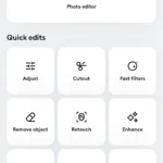 Giao diện chỉnh sửa ảnh chi tiết trong ứng dụng Photoleap, hiển thị các công cụ và tùy chọn nâng cao như điều chỉnh màu sắc, độ sáng và hiệu ứng AI.