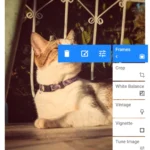 Giao diện chỉnh sửa ảnh không phá hủy trên Snapseed