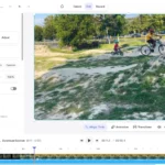 Giao diện chỉnh sửa video trực quan trong công cụ Veed