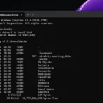 Giao diện Command Prompt trên Windows 11