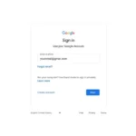 Giao diện đăng nhập bằng tài khoản Google trên ứng dụng bên thứ ba