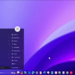 Giao diện desktop Windows 11 đã được tùy biến với Windows 25 mod, thể hiện các hiệu ứng trong suốt và thiết kế hiện đại