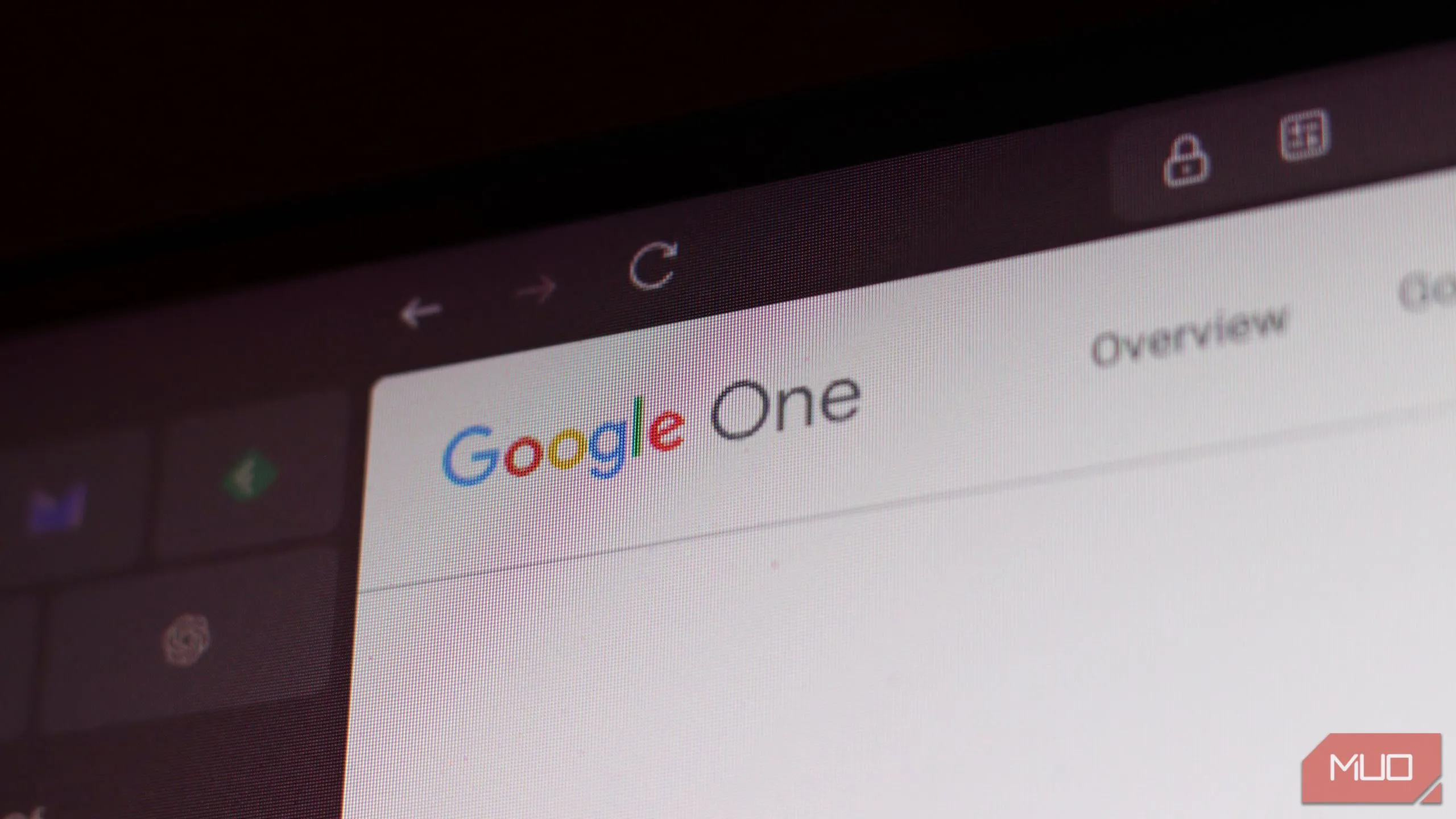 Giao diện Google One trên trình duyệt web