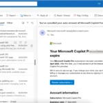 Giao diện hộp thư đến của Outlook với bố cục nhiều nút và menu phụ gây cảm giác rườm rà.