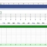 Giao diện mẫu Excel Quản lý Tiền bạc tổng thể và chi tiết