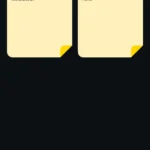 Giao diện mục Stickies trong ứng dụng Edits của Instagram, hiển thị các ghi chú ý tưởng