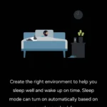 Giao diện thông tin Chế độ Ngủ (Sleep Mode) trong ứng dụng Samsung Modes & Routines