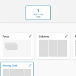 Giao diện trình chỉnh sửa FancyZones của PowerToys trên Windows hiển thị các mẫu bố cục cửa sổ tùy chỉnh
