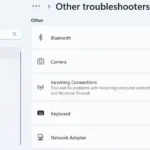 Giao diện trình gỡ rối Bluetooth trên Windows 11
