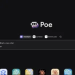 Giao diện trò chuyện của Poe bởi Quora