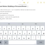 Giao diện ứng dụng Apple Notes trên iPhone với các ghi chú được tổ chức