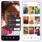 Giao diện và các tính năng chỉnh sửa video nổi bật của ứng dụng Meta Edits